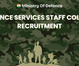 DSSC – DEFENCE SERVICES STAFF COLLEGE RECRUITMENT 2026