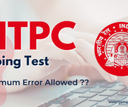 NTPC Typing Rules : Maximum Error Allowed 