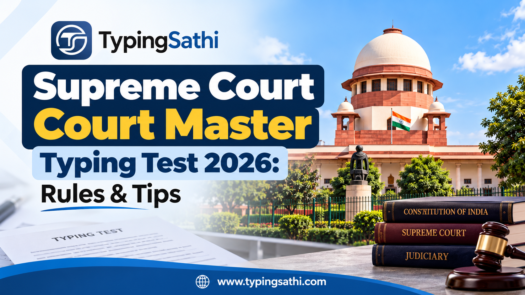 Supreme Court – Court Master Typing Test 2026: Rules & Tips